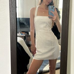 Abercrombie Linen White Mini Dress